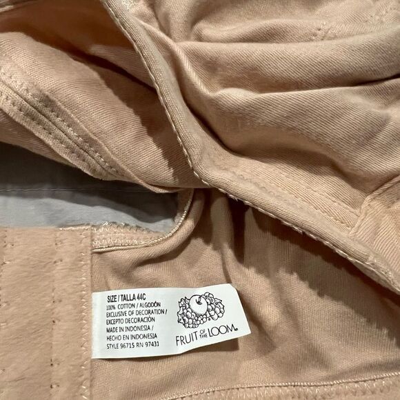 Fruit of the Loom Tan Full-Coverage Bra with Underwire - Picture 7 of 7